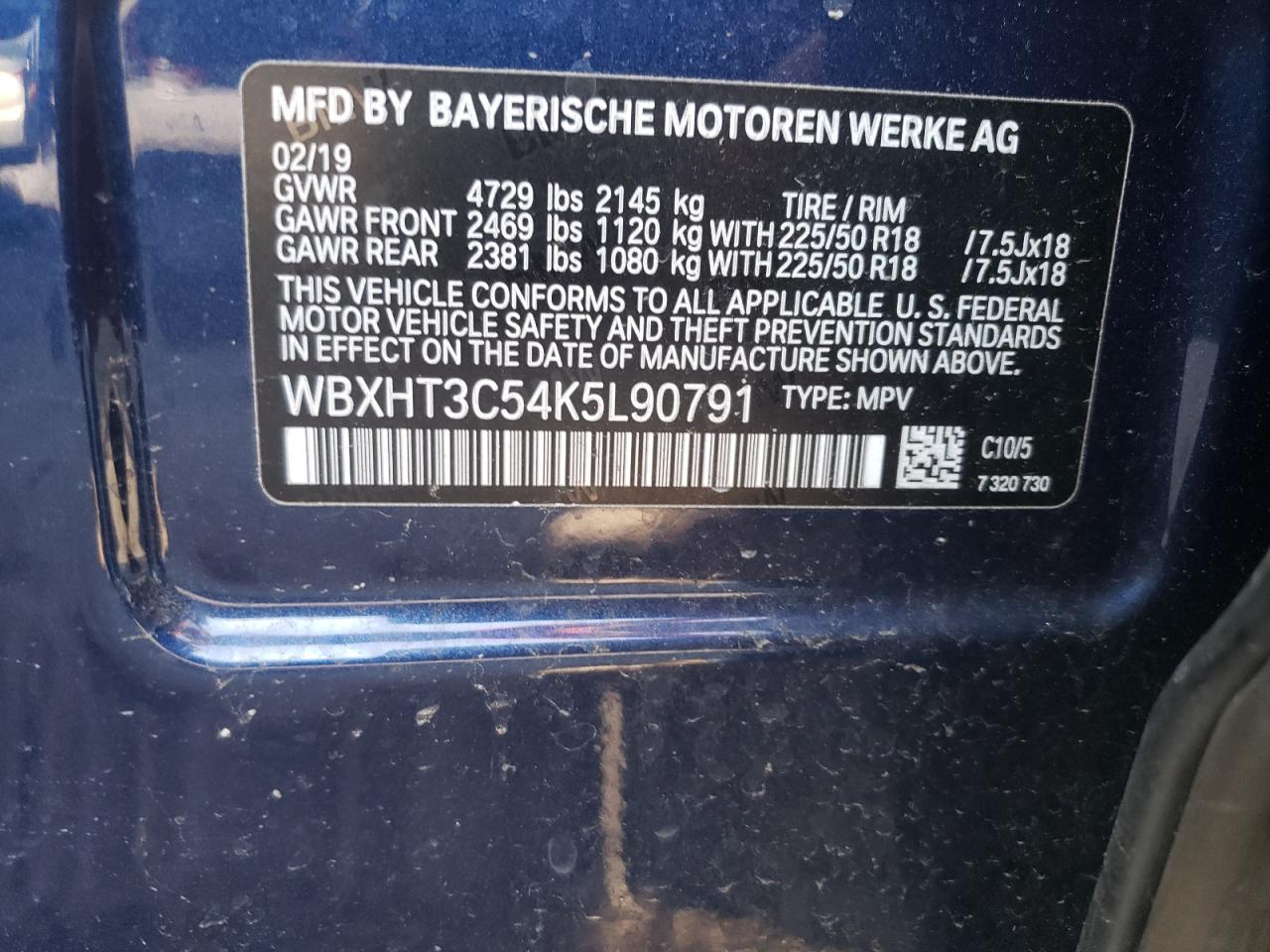 BMW X1 XDRIVE2 2019