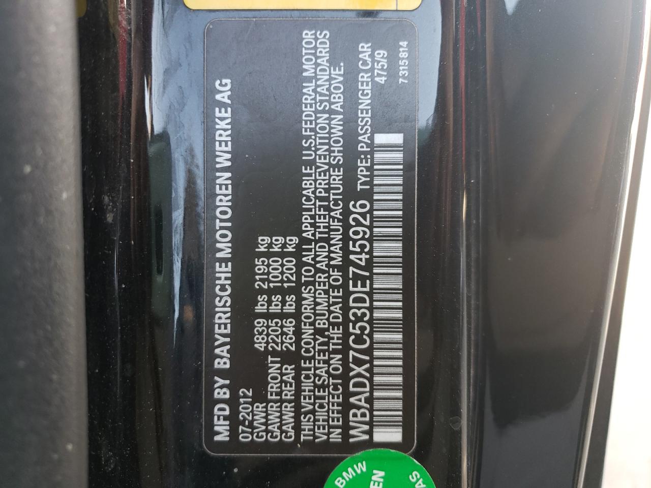 VIN WBADX7C53DE745926 2018 BMW 335 I