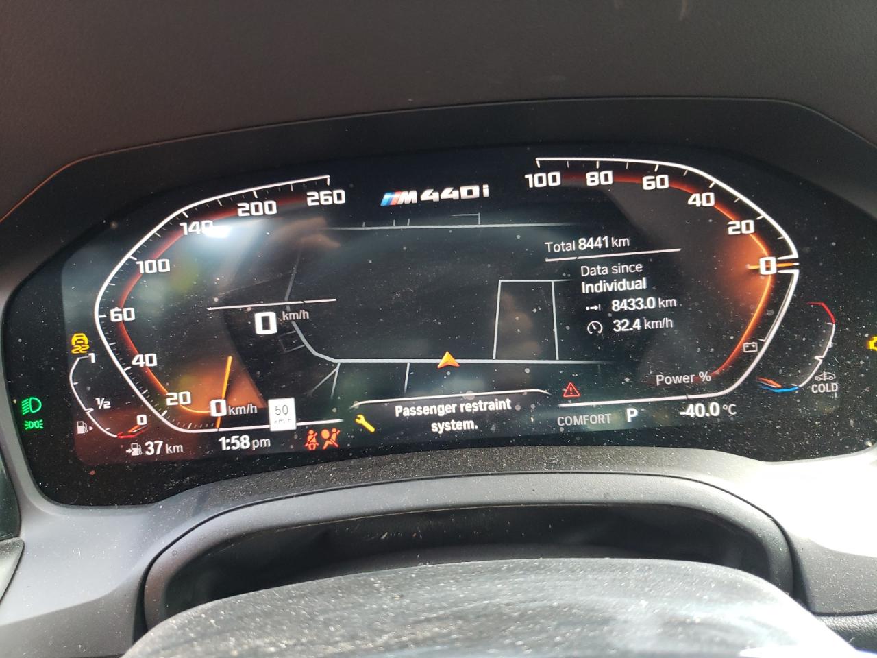 VIN WBA13AW06NFM34255 2022 BMW M440XI GRA
