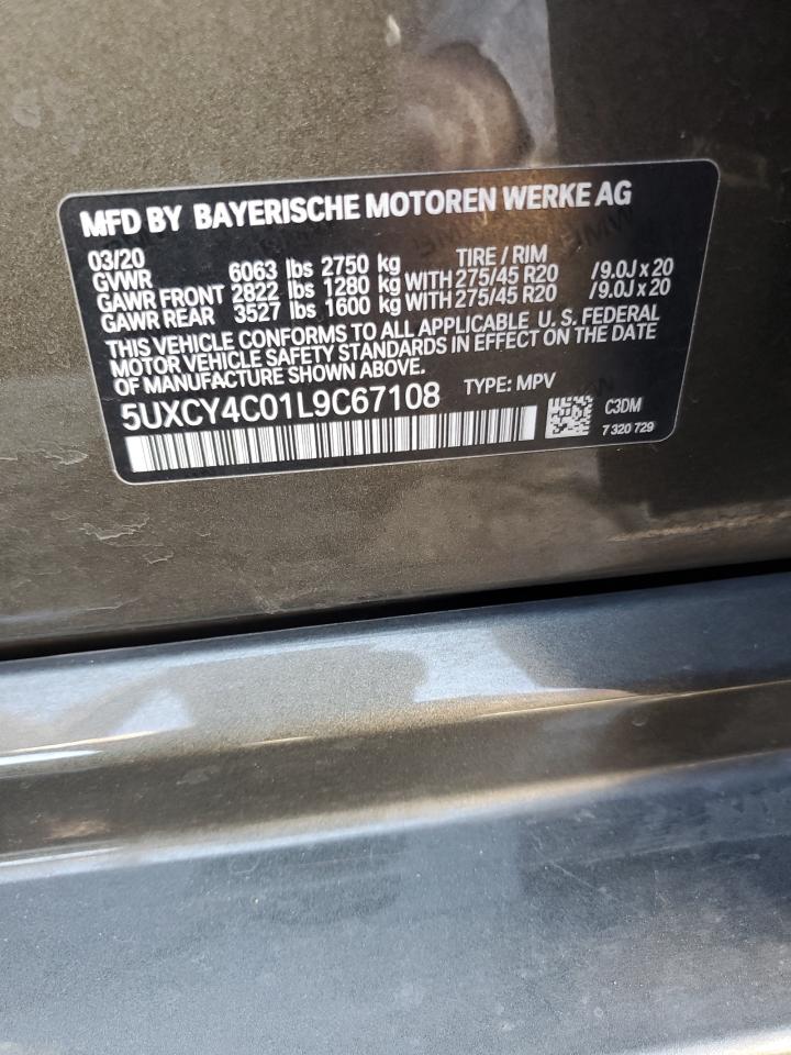2020 BMW X6 VIN 5UXCY4C01L9C67108 — фото 13