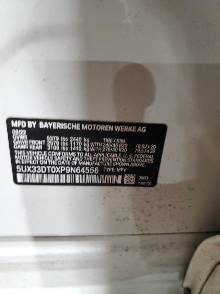 VIN 5UX33DT0XP9N64556 2023 BMW X4 XDRIVE3