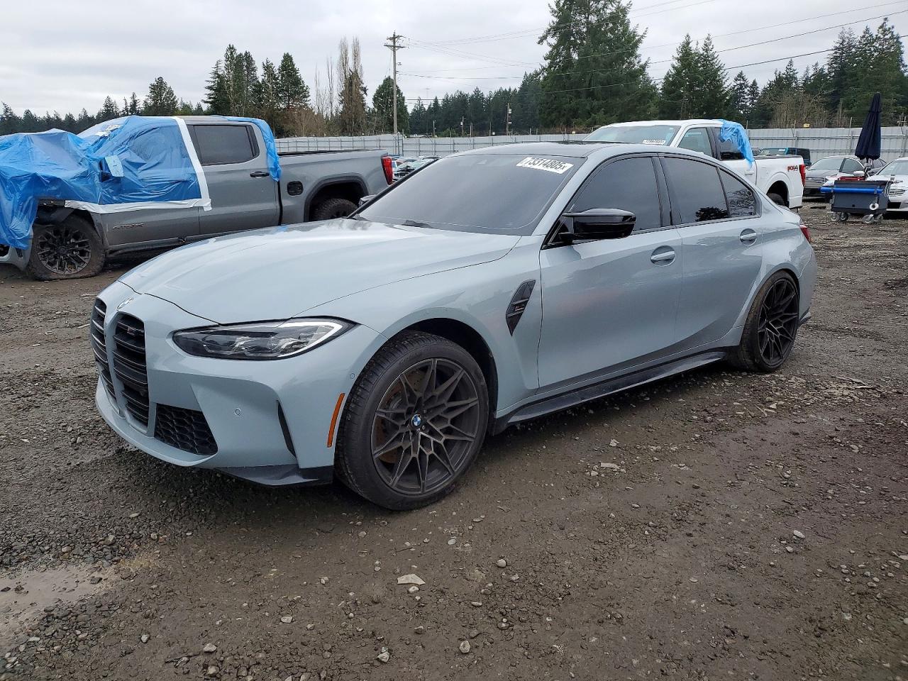 VIN WBS43AY09NFL67236 2022 BMW M3 COMPETI