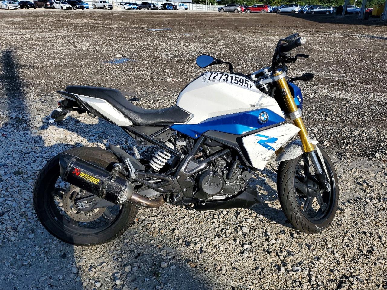 VIN WB30G4307MRA08779 2021 BMW G310 R