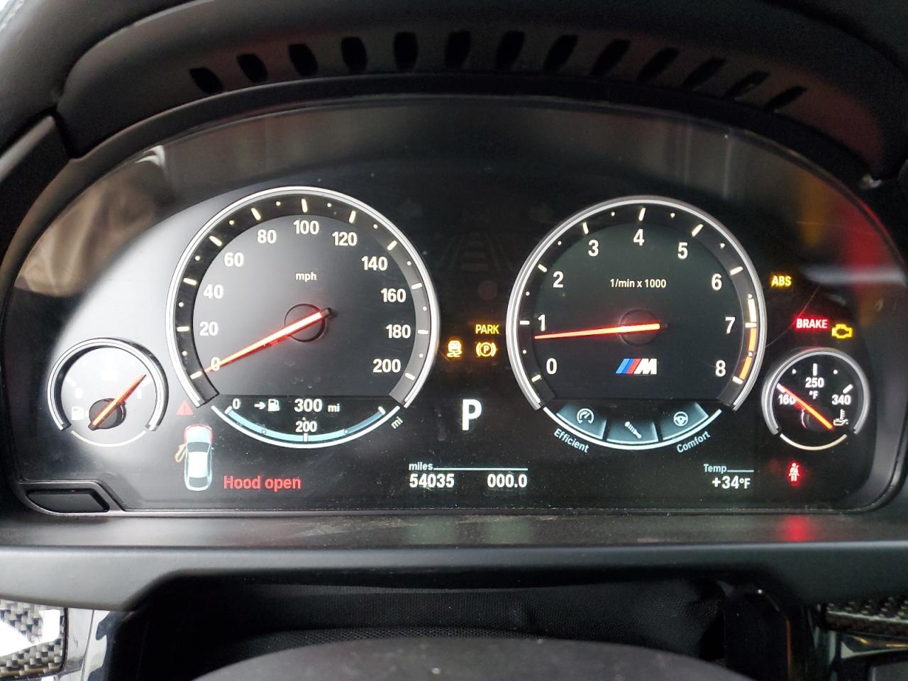 VIN 5YMKW8C33H0U72434 2017 BMW X6 M