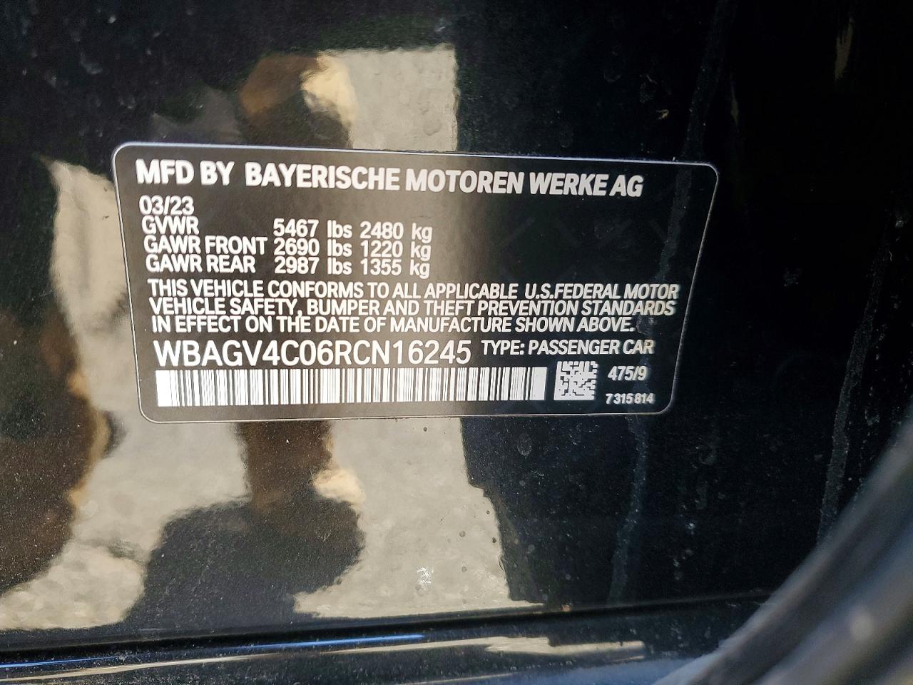 VIN WBAGV4C06RCN16245 2024 BMW MOTORRAD 840XI