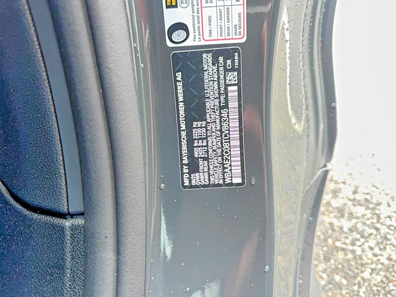 VIN WBAAE2C08TCV86346 2026 BMW MOTORRAD 840I
