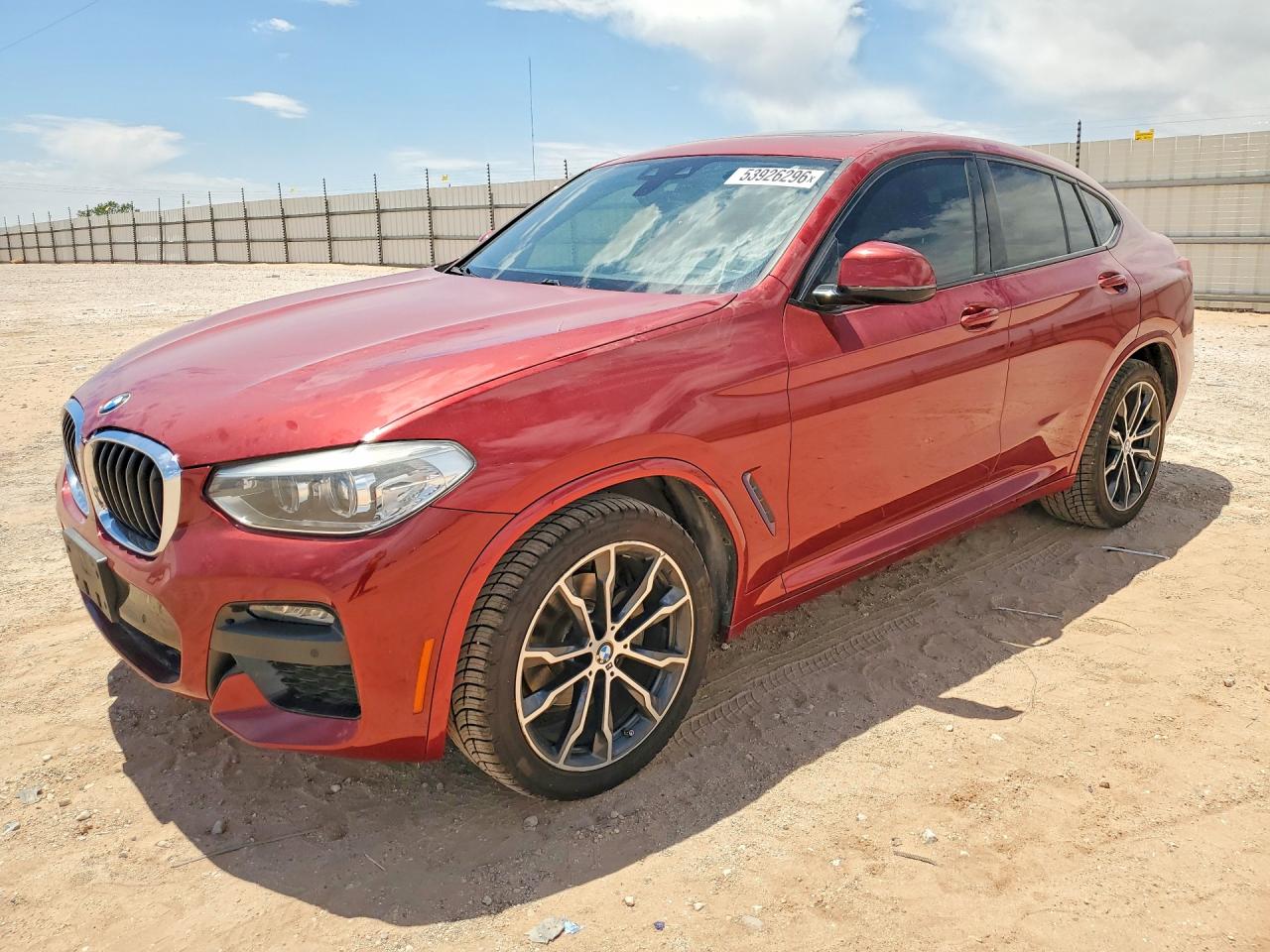 VIN 5UX2V1C05L9B89922 2020 BMW X4