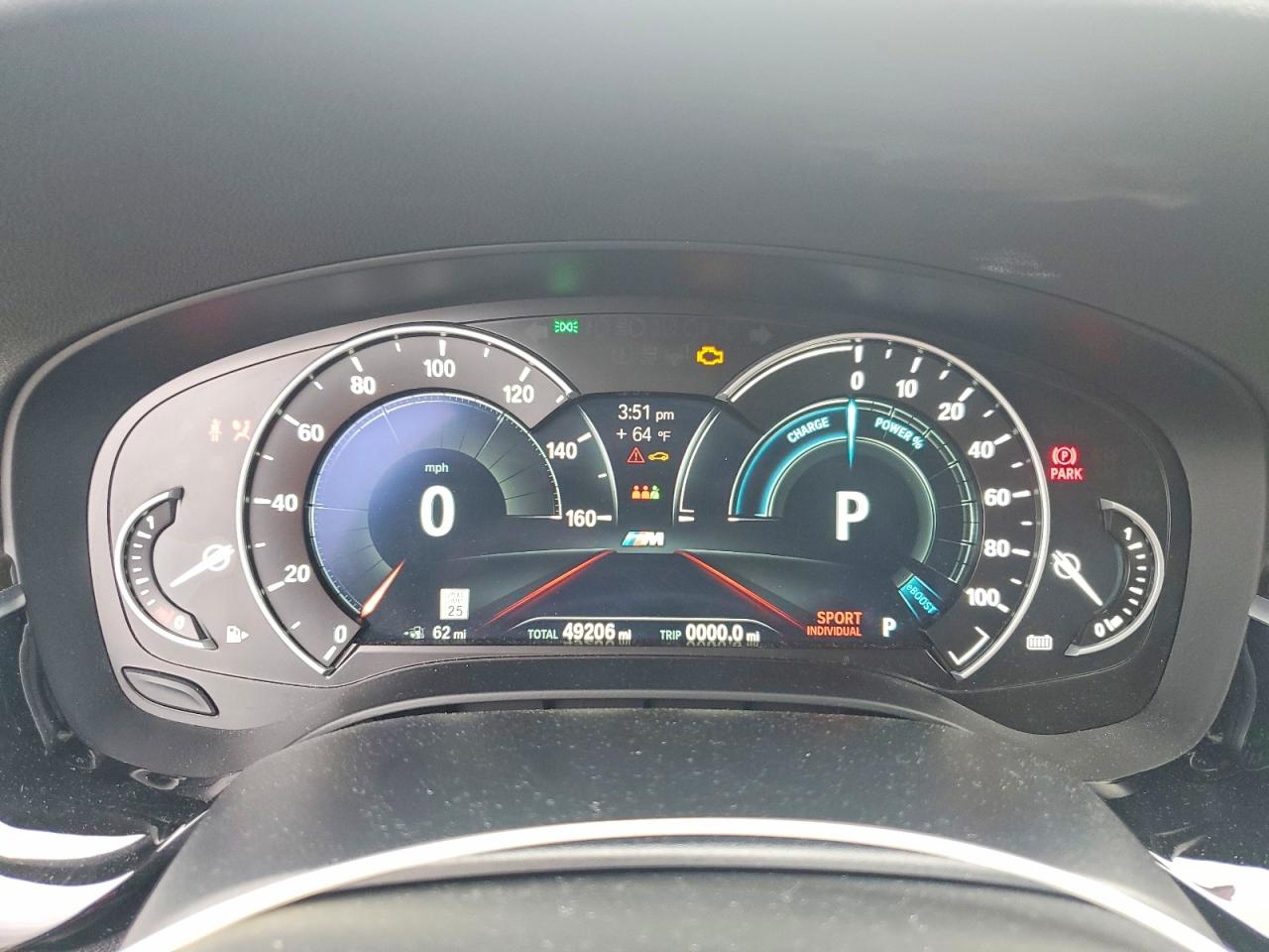 VIN WBAJB1C55KB376242 2019 BMW 530XE