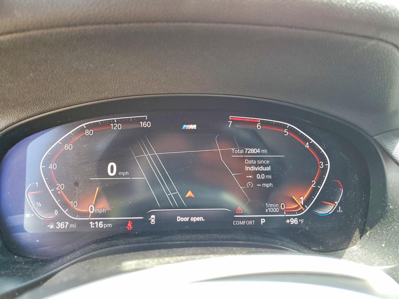 VIN 5UX2V1C05L9B89922 2020 BMW X4