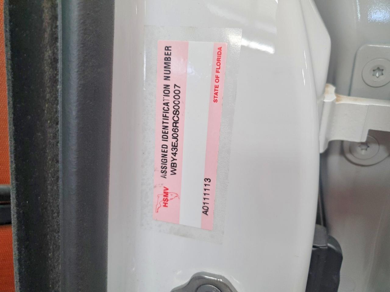 VIN WBY43EJ06RCS00007 2024 BMW I7