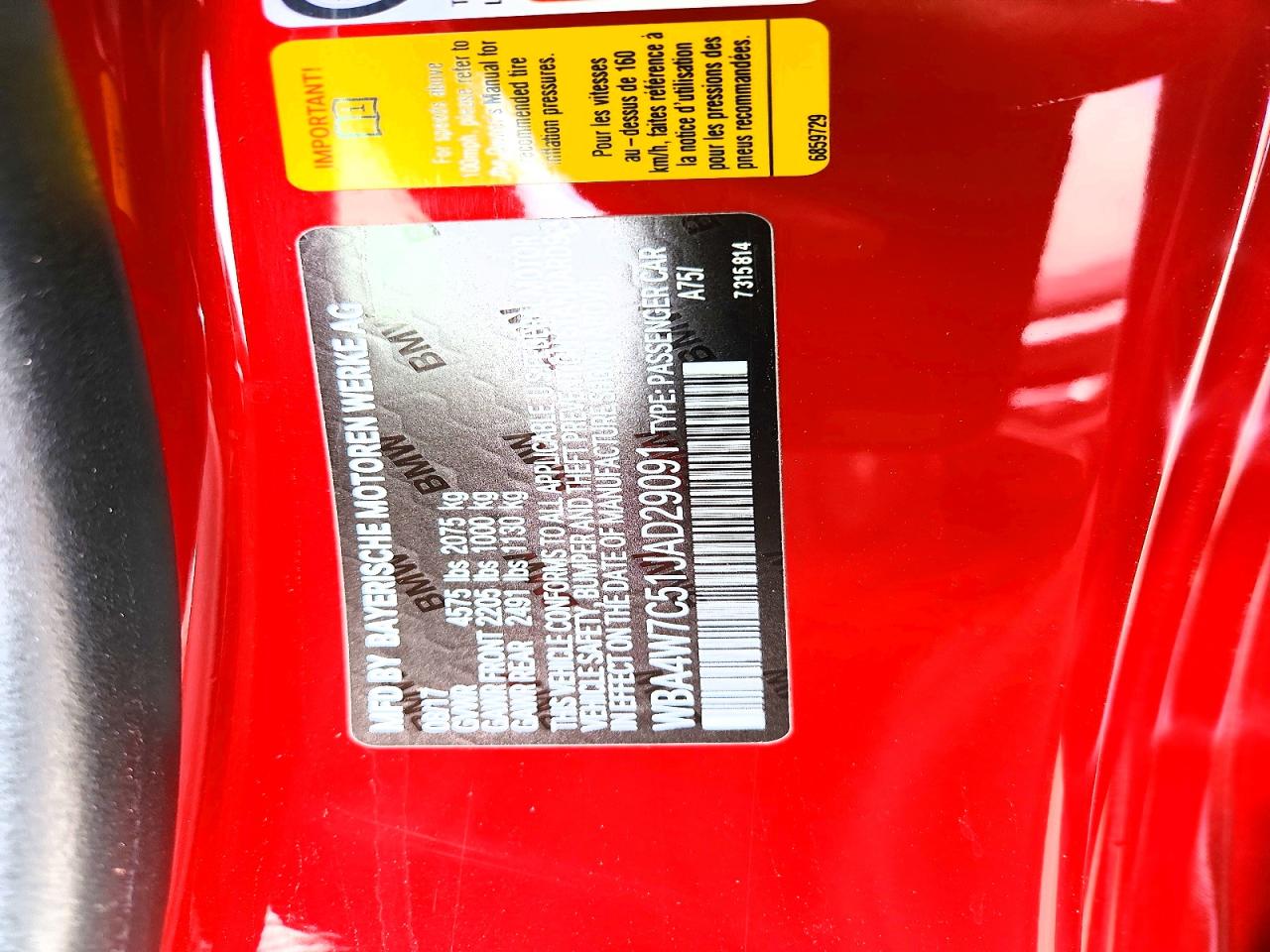 VIN WBA4W7C51JAD29091 2018 BMW 440I