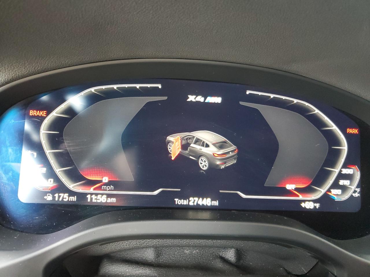 VIN 5YMUJ0C01M9F37918 2021 BMW X4 M COMPETITION
