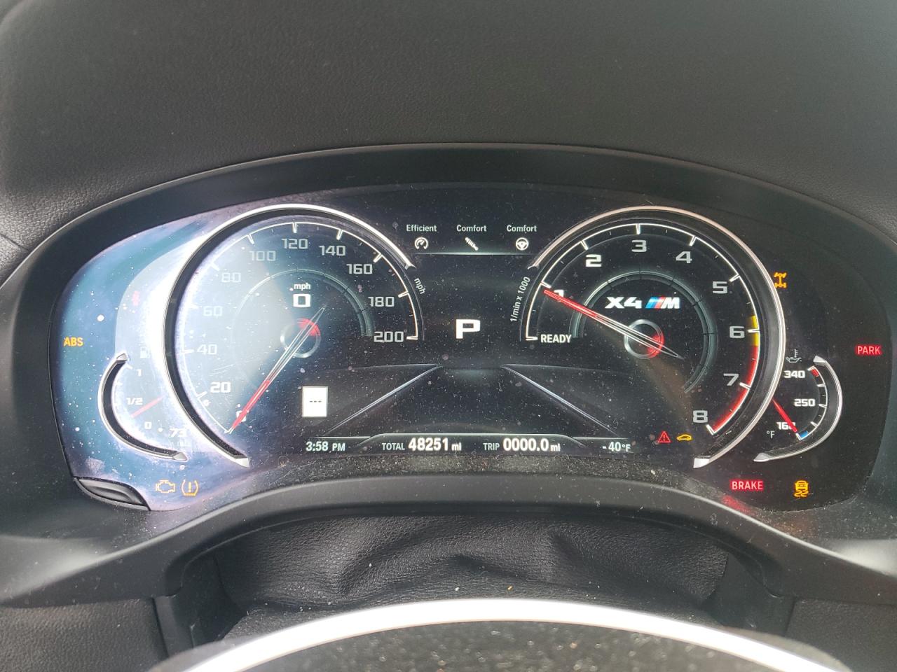 VIN 5YMUJ0C03LLA99467 2020 BMW X4 M COMPE