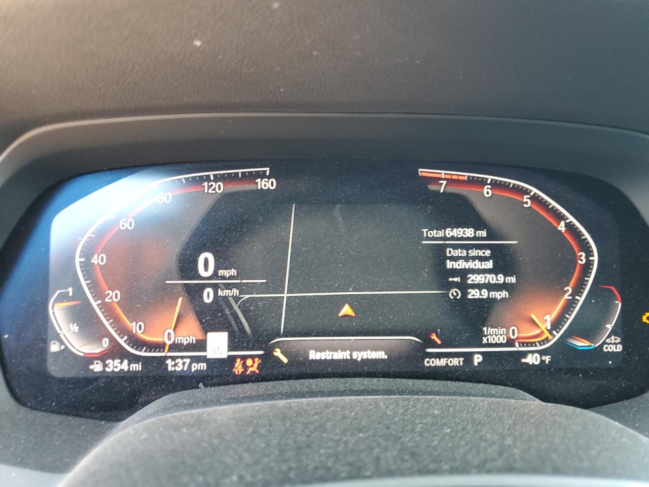 VIN 5UXCW2C01M9F64522 2021 BMW X7 XDRIVE4