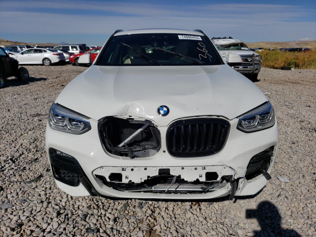 VIN 5UX2V1C01M9F91616 2021 BMW X4