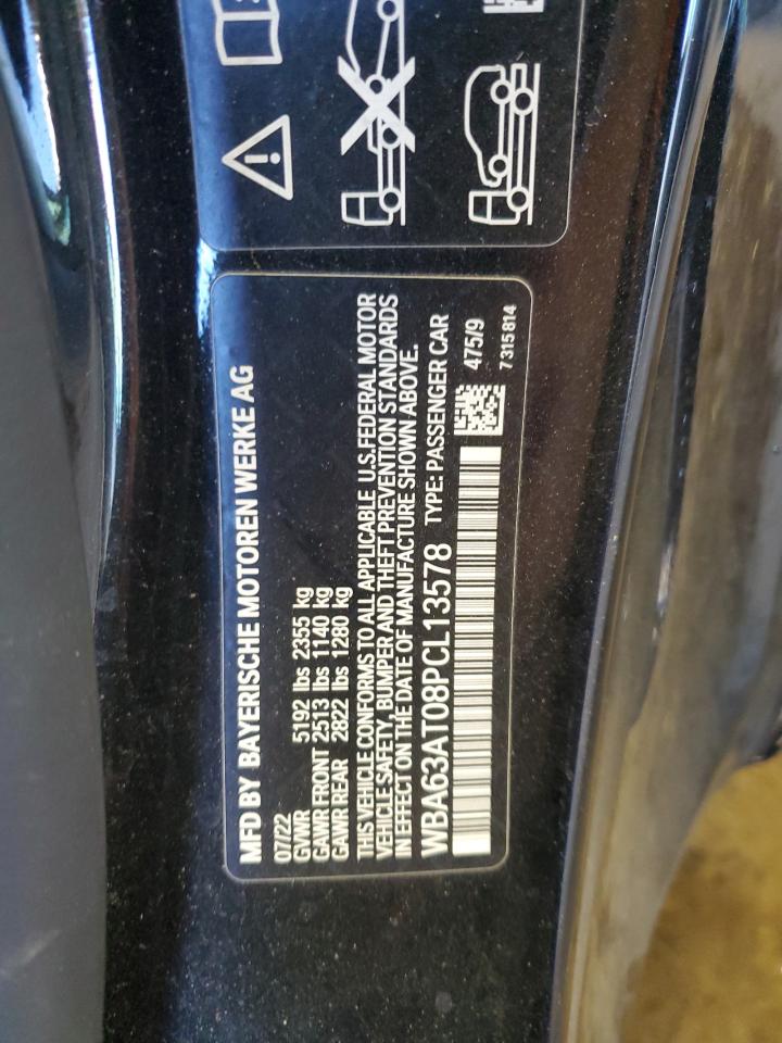 VIN WBA63AT08PCL13578 2023 BMW M440XI