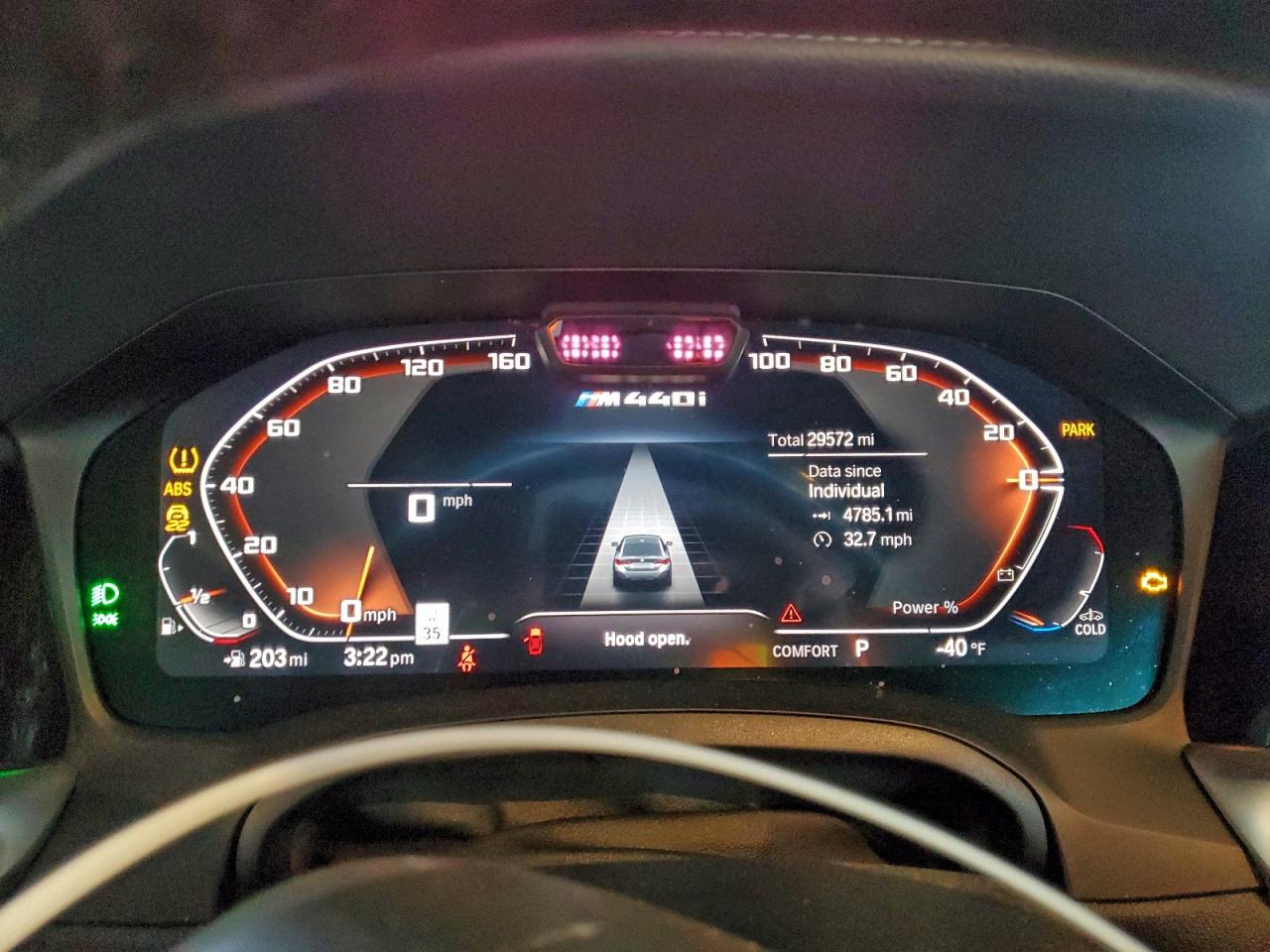 VIN WBA13AW08NFN12275 2022 BMW M440XI GRA